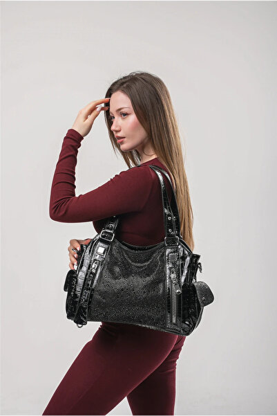 ÇÇS Black Women's Shoulder Bag Stylish Bag
