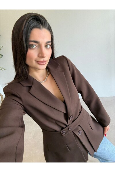 Bade Butik Coffee Pocket Design Jacket
