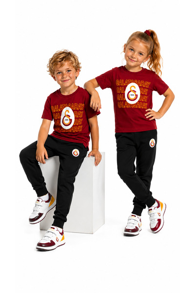 Galatasaray NOVA SEZONA LICENCIJIRANA UNISEKS DEČJA TRENERKA BURGUNDIJA CRNA ...