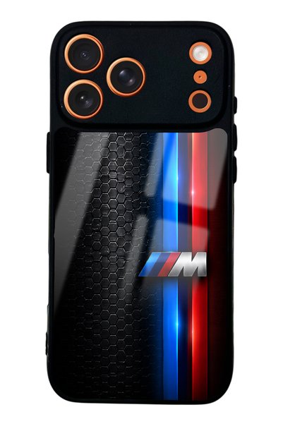 Spoyi iPhone 17 Pro Max Black M2 Design Glossy Phone Case