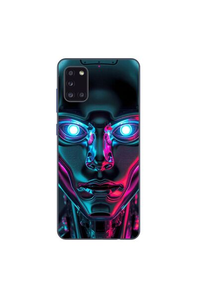 OEM Husa compatibila cu Samsung Galaxy A31 Silicon Gel Tpu Model Chrome Humanoid