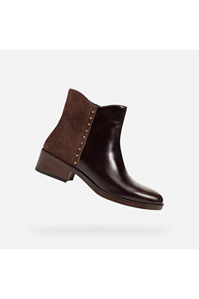 Geox Pantofi de damă până la gleznă, maro închis, Camexia