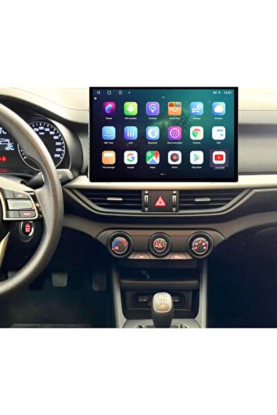 Carplayer شاشة أندرويد كيا سيراتو مقاس 13 بوصة موديل 2018-2023 مع دعم أبل كار...
