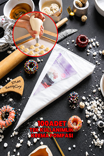 Destpak Disposable Cream Bag (100 Pcs) - High Quality Cream Bag - Hygienic Di...