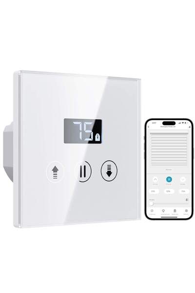 ALLEVOI Comutator Inteligent Pentru Jaluzele, Touch, Compatibil Alexa/Google ...