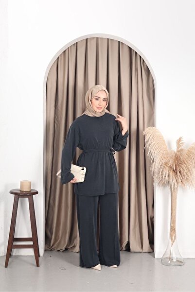 floral fashıon طقم تونيك نسائي فاخر من قماش مودال كوبرا ناعم الملمس - تفاصيل ...