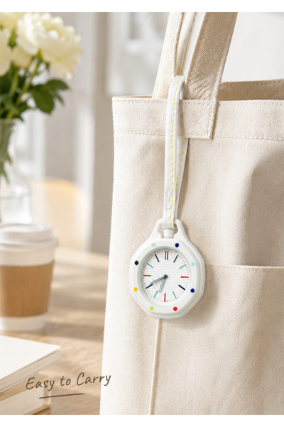 DAT 1pc Octagonal Pendant Lanyard Watch, Trendy Unisex Quartz Hanging Neck Wa...