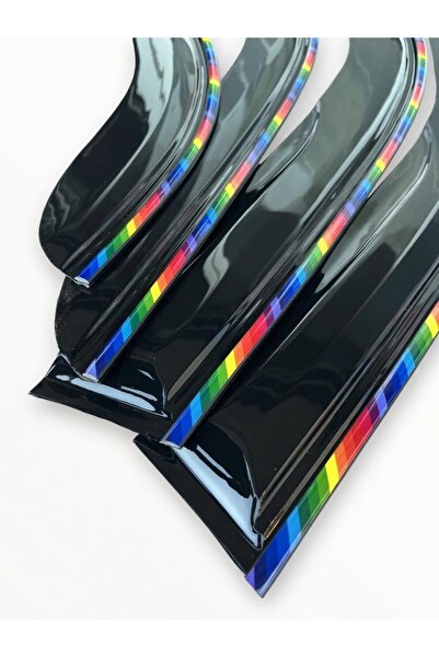 BALP Renault Kadjar Cam Rüzgarlığı Renkli Kromlu 2015-2020 Arası 4-Lü