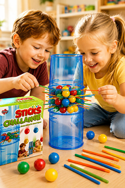 kidssan games Kidssan Sticks Challenge- Dikkat Kulesi Hafıza ve Beceri Oyunu