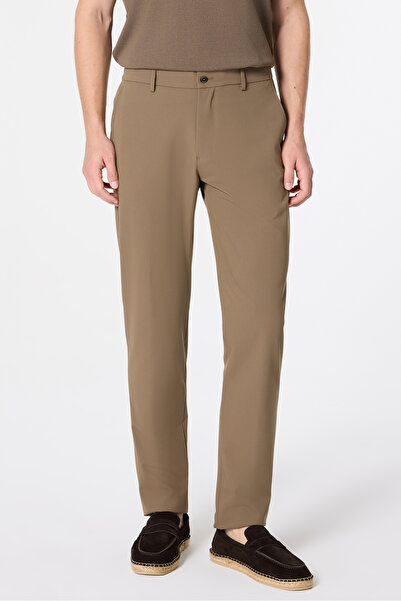 Tween Relaxed Fit (Pilesiz) Vizon Kumaş Pantolon
