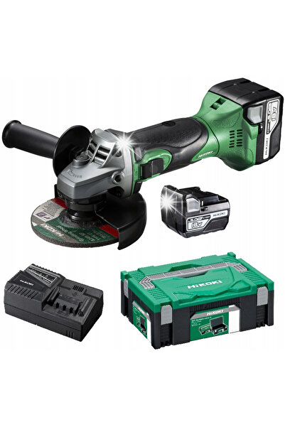 HiKOKI - Hitachi Polizor unghiular cu acumulator 125mm 18V 2*5.0Ah HITSYSTEM ...