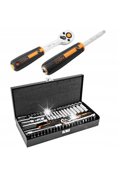 NEO Tools SET CHEI CU CAP 1/4'' 63 PIESE 10-008 NEO
