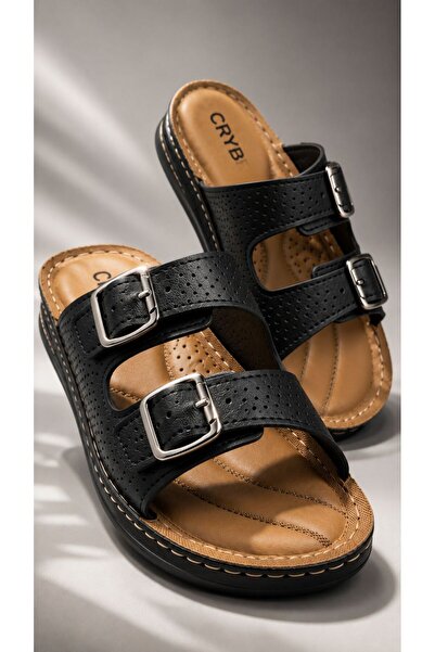crybrands Orthopedic Women's Slippers - Adjustable Single Buckled - Soft Sole...