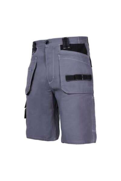 Lahti Pro Pantalon Lucru Bumbac Scurt / Gri - L/h-176