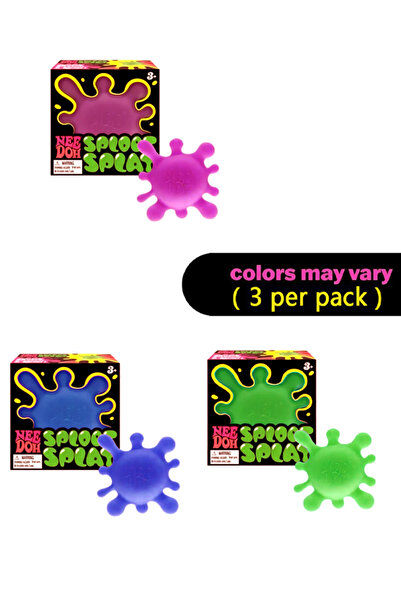 Needoh Sploot Splat Squishy Toy, Stress Relief Sensory Fidget Toy for Kids Ad...