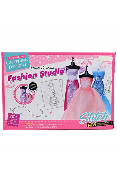 Midex SET DE CREARE DE HĂINE, STUDIO DE MODĂ CREATIV, CUSUT HĂINE PENTRU PĂPUȘI