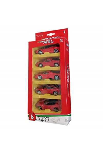 Bburago Junior Mașini Ferrari, set de mașini metalice BBURAGO 1:43