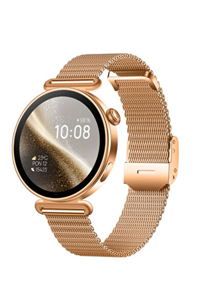 Forever Smartwatch Rosadust Rose Gold SB-380, Bluetooth 5.3, Ecran AMOLED 1.3...