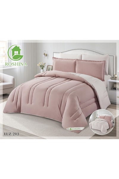 ROSHAN Double Bed Hotel Solid Color Bedding Two Sides - Summer and Practical ...