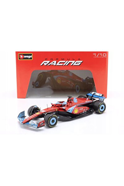 Bburago Junior BOLID F1 Ferrari SF-24 GP Miami 2024 Charles Leclerc 1:18 BBUR...