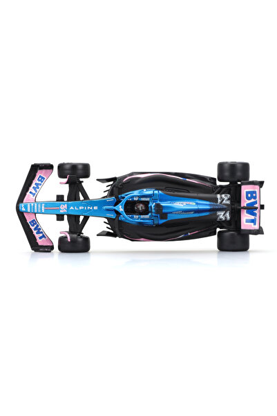 BBURAGO ALPINE A523 BOLID F1 MODEL METALIC 1:43 # 31 Esteban Ocon + CUTIE