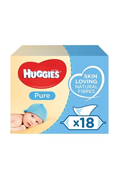 Huggies Șervețele umede Pure, 18 pachete x 56, 1008 bucăți