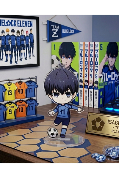 Toum Anime Blue Lock Isagi Temalı Masaüstü Hediyelik Figür