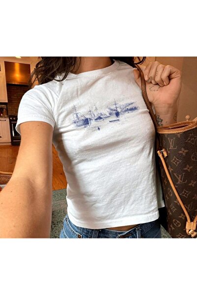 Grafftee Clothing Tropical Printed Women's Body Tee