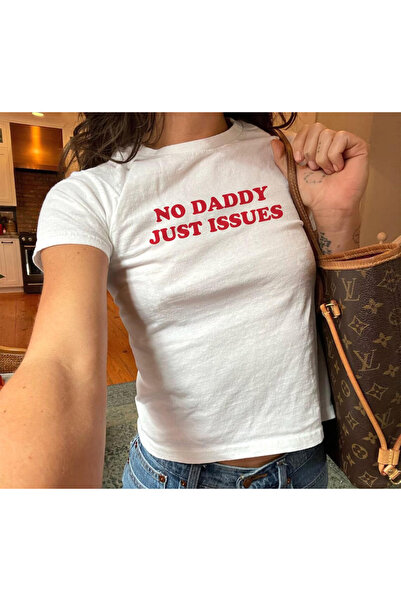 Grafftee Clothing No Daddy Just Issues Printed Women's Body Tee