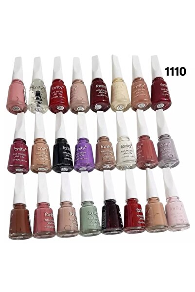 flor beauty Manicure Vanity Shiny 24 Colors Fanity
