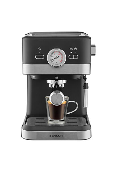 Sencor Aparat de espresso cu 20 de bari, 1050W și duză de abur.