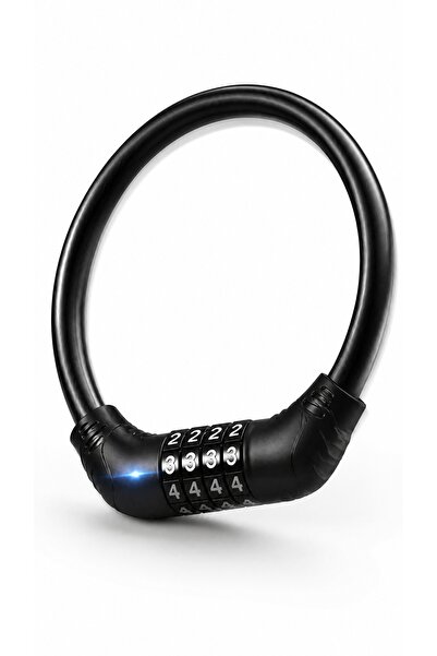 Camel Anti-Theft 4 Digit Combination Steel Ring Bike Lock, Portable Weatherpr...