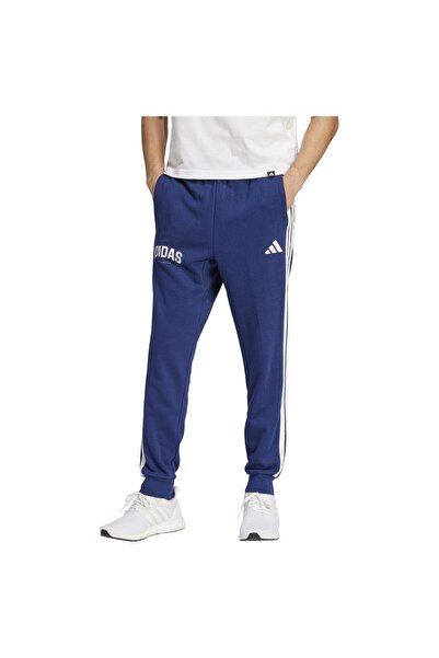 adidas Pantaloni de trening bărbați Essentials French Terry cu 3 dungi S