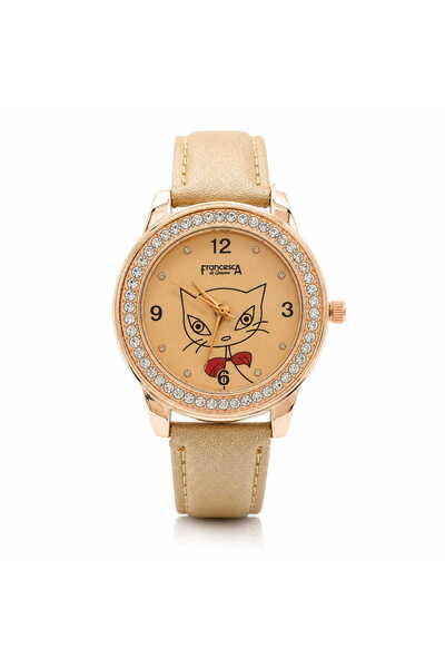 Watch Ceas dama, Casual, Francesca di Geneva, Crem, FF329