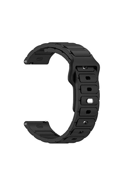 OEM Λουράκι σιλικόνης με σχέδιο σε σχήμα Ι Hifuture Hiwave Futurefit Pulse Μαύρο