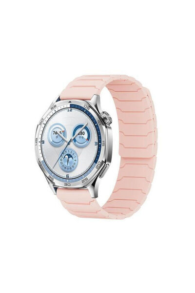 OEM Λουράκι Σιλικόνης Μαγνητικό Κούμπωμα Xiaomi Mi Watch Ροζ Άμμος