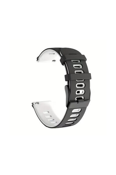 OEM Δίχρωμο λουράκι σιλικόνης Mibro Watch GS Mibro Watch C3 Μαύρο Λευκό