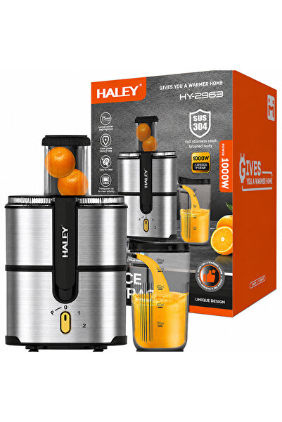 HALEY Storcător HY-2963, 1000W, Tub75 mm, Recipient Suc 900 ml, Recipient Pul...