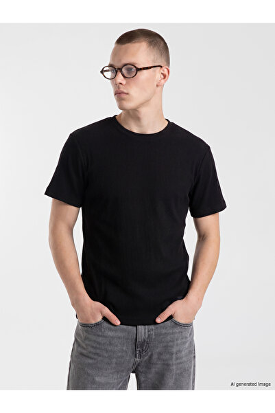 LC Waikiki Tricou bărbătesc cu guler rotund, 100% bumbac
