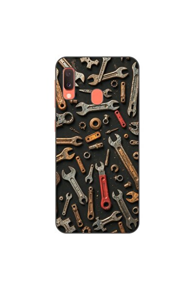 OEM Husa compatibila cu Samsung Galaxy A20e Silicon Gel Tpu Model Mechanic To...