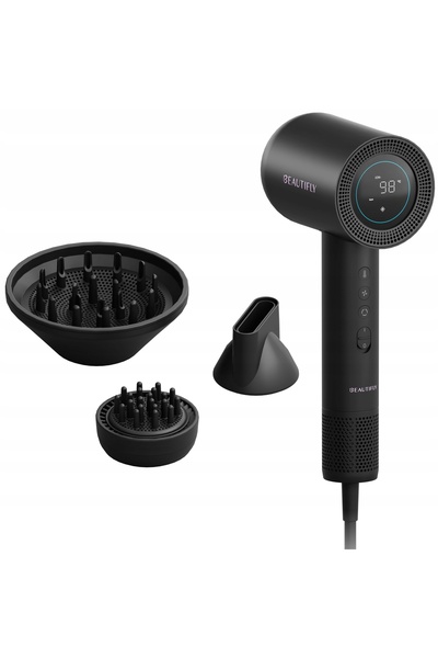 Beautifly Uscător de păr MistEssence cu Ionizare și Difuzor 1600W Negru
