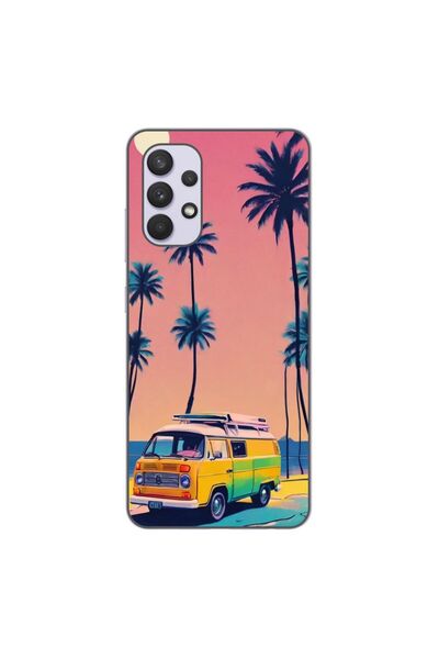 OEM Husa compatibila cu Samsung Galaxy A32 5G Silicon Tpu Model Summer Vibes ...