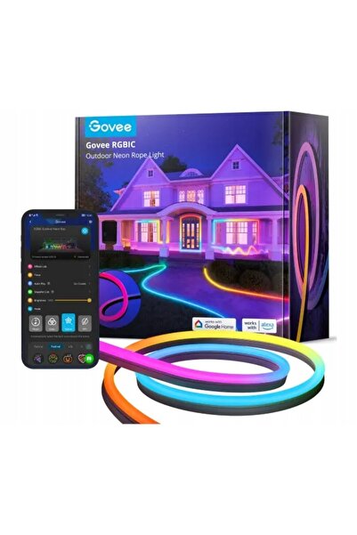 Govee Bandă LED pentru exterior H61A8 BT WIFI cu reglare a luminozității, 10 ...