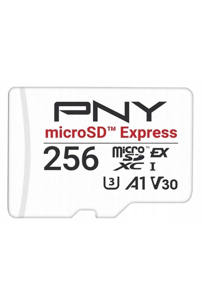 Kraft&dele Card de memorie cu adaptor PNY Express U3 V30 A1 microSDXC 256GB 8...