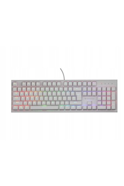 Kraft&dele Tastatură mecanică Genesis Thor 303 RGB Outemu Peach Silent Albă