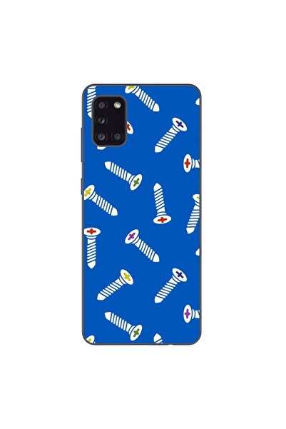 OEM Калъф, съвместим със Samsung Galaxy A31, силиконов гел TPU модел с шарка ...