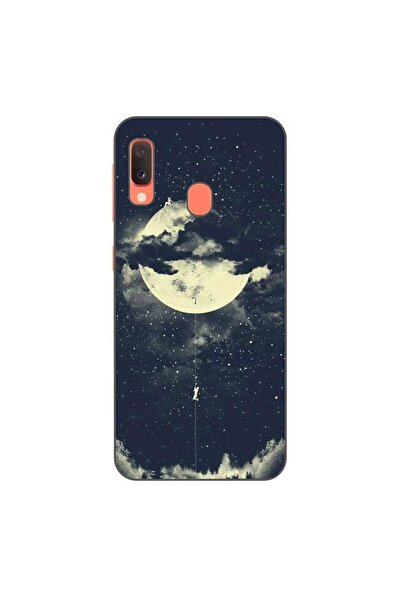 OEM Husa compatibila cu Samsung Galaxy A20e Silicon Gel Tpu Model Moon Climbing