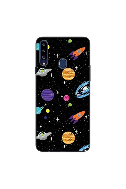 OEM Husa compatibila cu Samsung Galaxy A20S Silicon Gel Tpu Model Space Pattern