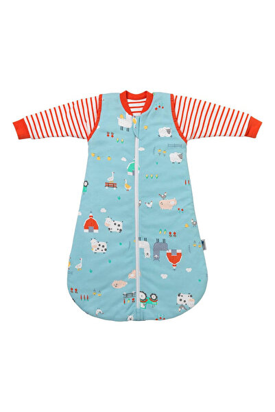 Slumbersac Sac de dormit cu mânecă lungă detașabilă Farmyard 80 cm 2.5 Tog