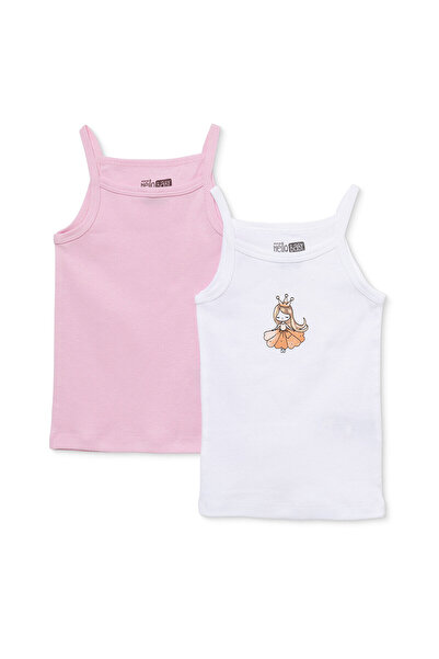 ebebek Hello Baby HelloBaby Kız Bebek 2li Atlet Çiçek Baskılı Strappy